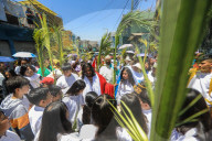 Palm Sunday Reenactment  In Mexico- Holy Week