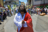 Palm Sunday Reenactment  In Mexico- Holy Week