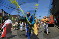 Palm Sunday Reenactment  In Mexico- Holy Week