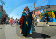 Palm Sunday Reenactment  In Mexico- Holy Week
