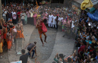 ''Chadak'' Ritual In Kolkata