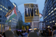 Pro-Palestine Protesters Demand Freedom For Mahmud Khalil At ICE Building Rally