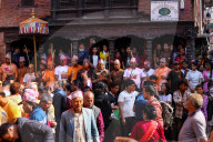 Sindoor Jatra In Nepal.