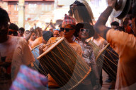 Sindoor Jatra In Nepal.