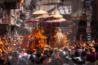 Sindoor Jatra In Nepal.