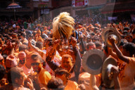 Sindoor Jatra In Nepal.
