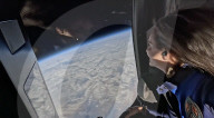 Moment Katy Perry and Lauren Sanchez in all female Blue Origin space flight went weightless
