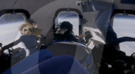 Moment Katy Perry and Lauren Sanchez in all female Blue Origin space flight went weightless