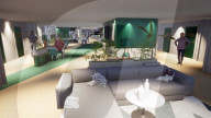 Concept cruise ship for ageing population in the year 2100