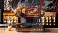 Beer filled LP for ale-loving and vinyl fans