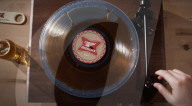 Beer filled LP for ale-loving and vinyl fans