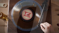 Beer filled LP for ale-loving and vinyl fans