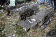Ukraine Forces test ground-based robots