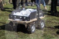 Ukraine Forces test ground-based robots