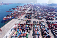 China Shandong Qingdao Port Container Trade