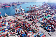 China Shandong Qingdao Port Container Trade