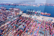 China Shandong Qingdao Port Container Trade