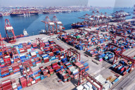 China Shandong Qingdao Port Container Trade