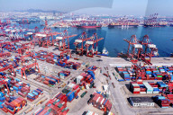 China Shandong Qingdao Port Container Trade