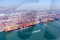 China Shandong Qingdao Port Container Trade