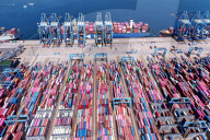 China Shandong Qingdao Port Container Trade