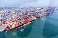 China Shandong Qingdao Port Container Trade
