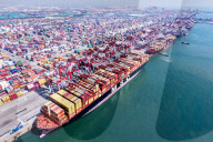 China Shandong Qingdao Port Container Trade