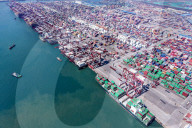 China Shandong Qingdao Port Container Trade