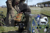 Ukraine Forces test ground-based robots