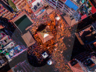 Bisket Jatra Celebration In Thimi, Nepal