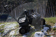 Ukraine Forces test ground-based robots