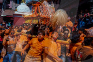 Bisket Jatra Celebration In Thimi, Nepal
