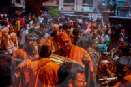 Bisket Jatra Celebration In Thimi, Nepal
