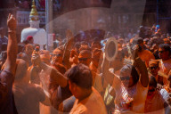 Bisket Jatra Celebration In Thimi, Nepal