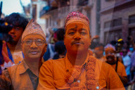 Bisket Jatra Celebration In Thimi, Nepal
