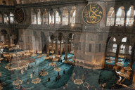 Restoration At The Hagia Sophia Grand Mosque