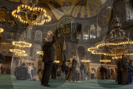 Restoration At The Hagia Sophia Grand Mosque