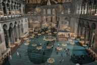 Restoration At The Hagia Sophia Grand Mosque