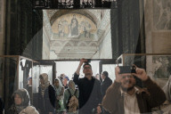 Restoration At The Hagia Sophia Grand Mosque