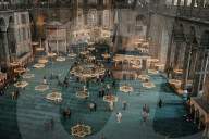 Restoration At The Hagia Sophia Grand Mosque