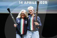 The Torch Unveiling Ceremony For The Presentation Of The 2026 Winter Olympics And Paralympics Games Torches Of Milano Cortina 2026 In Milan
