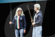 The Torch Unveiling Ceremony For The Presentation Of The 2026 Winter Olympics And Paralympics Games Torches Of Milano Cortina 2026 In Milan