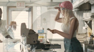 Byonce hots things up in sweaty diner for Levi's