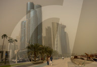 Sandstorm In Doha, Qatar