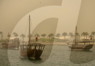 Sandstorm In Doha, Qatar