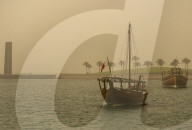 Sandstorm In Doha, Qatar