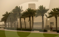Sandstorm In Doha, Qatar