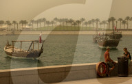 Sandstorm In Doha, Qatar
