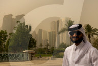 Sandstorm In Doha, Qatar