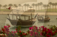 Sandstorm In Doha, Qatar